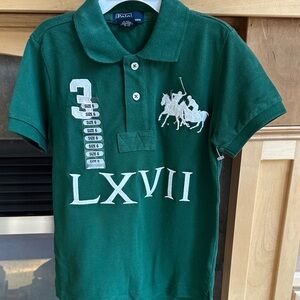 New Polo by Ralph Lauren Green Kids Polo Shirt size 6